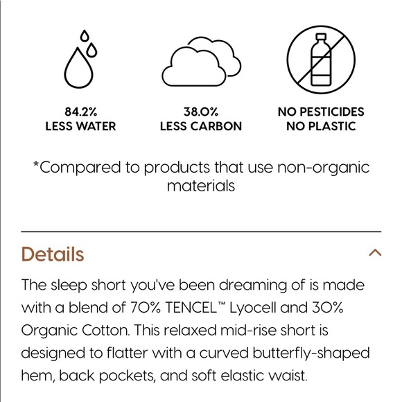 MATE the label Tencel Sleep Short - Picture 12 of 13